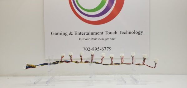 IGT Trimline Game, Button Deck Wiring Harness. 10 Button Harness GETT Part CABL121 gaming & entertainment technology.