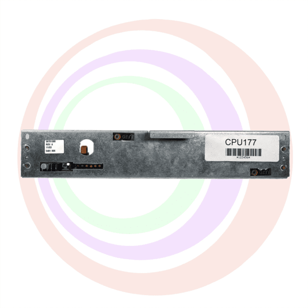 Silver CPU board with CPU177 label.