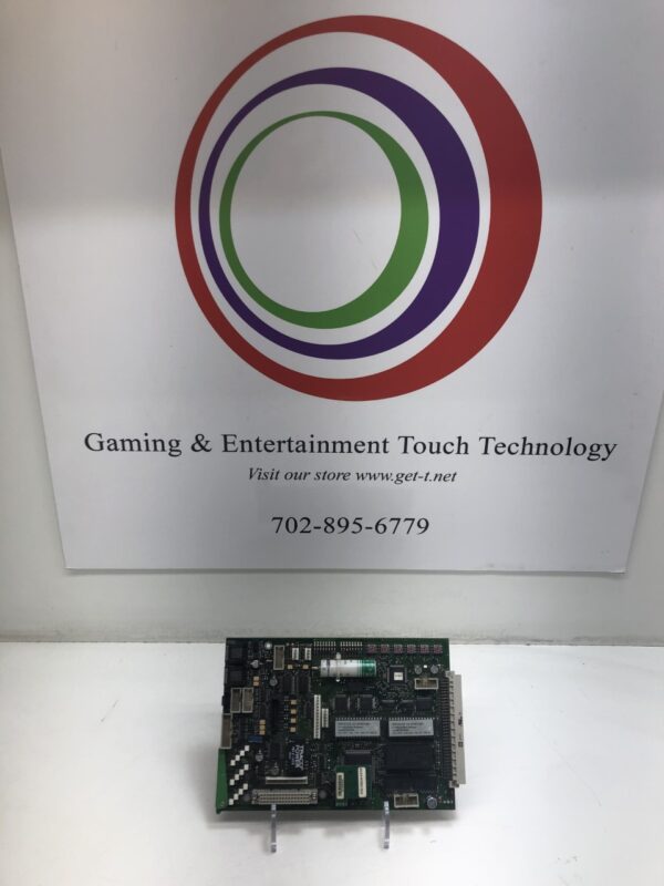 A Atronic E-Motion Comm' Board with a logo for cleaning and entertainment touch.