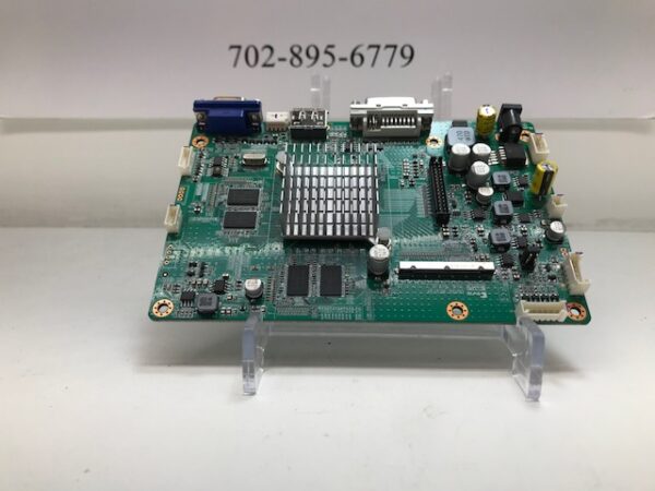 An AD Board for Bally J43 Monitor, L43E5LT1BY-VJ, 1B01E5BY01, Tovis Part UD120 V1.01 is sitting on the table.