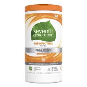 Seventh Generation Disinfecting Multi-Surface Wipes, Lemongrass Citrus, 70 Count are currently out of stock. Please check back or email Trent at trent@get-t.net to get on the waitlist.