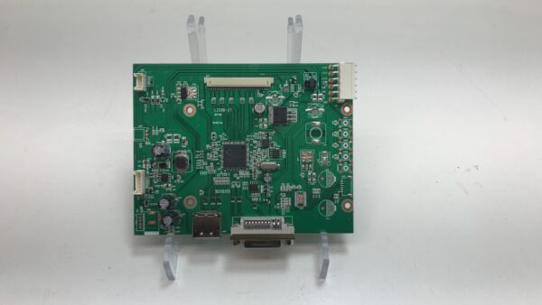 A green ADB 27" pcb board on a white surface.