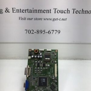 A AD Board for Wells Gardner with the words entertainment touch technologies on it.