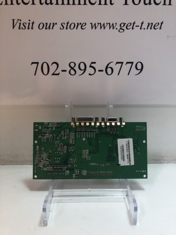 A AD Board for 17x3 Tovis Monitor with the words entertainment touch on it.