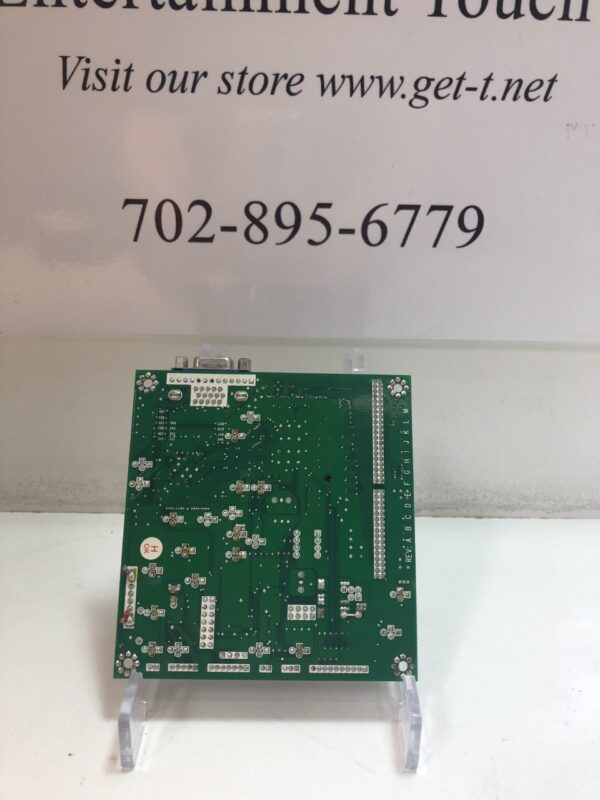 A pcb with the words A-D board for 32" LCD Touch Monitor, Tatung brand, 32'' model, 5v Output, 32'' LCD. Tatung Part 7H8WB714R. GETT Part ADB271 on it.