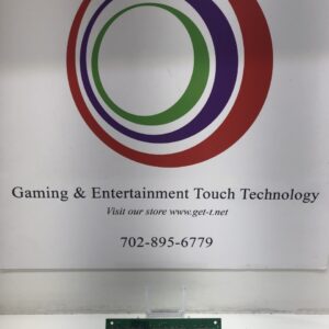 The Credit Meter - Display Board for use with IGT S2000 Game, Seven Segment - IGT S2000 IGT Part 75128301. GETT Part CM104 logo is on the front of a sign.