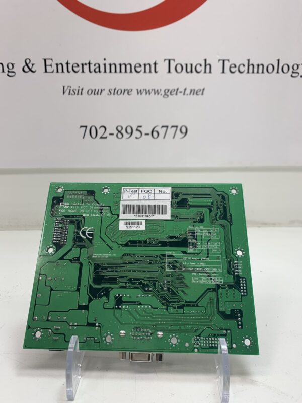 A LCD Controller, Spectra Brand. Spectra Part ARV-300-A1. GETT Part CNTRL101 board with the words entertainment technology on it.