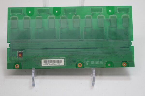A green Inverter for Chimei LCD Monitor circuit board on a white surface.