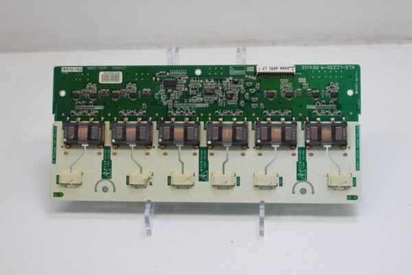 A board with several Inverter for Taiyo LCD Monitor, Taiyo Part LC230Wx3 and GETT Part INVT251 electronic components on it.
