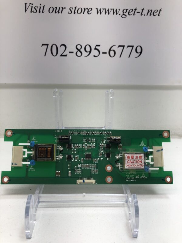 A small electronic board with the Inverter, PIS Corp Brand. Part # AT4-4201 Rev C logo on it.