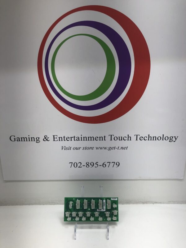 Power Distribution Board for IGT Game & entertainment touch technology. IGT Part 75803201. GETT Part PDB112