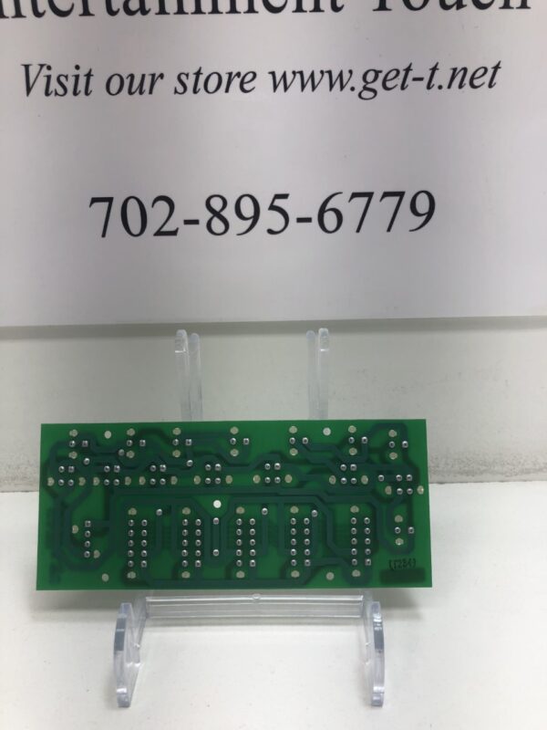 A Power Distribution Board for IGT Game with the words entertainment touch on it. IGT Part 75803201. GETT Part PDB112