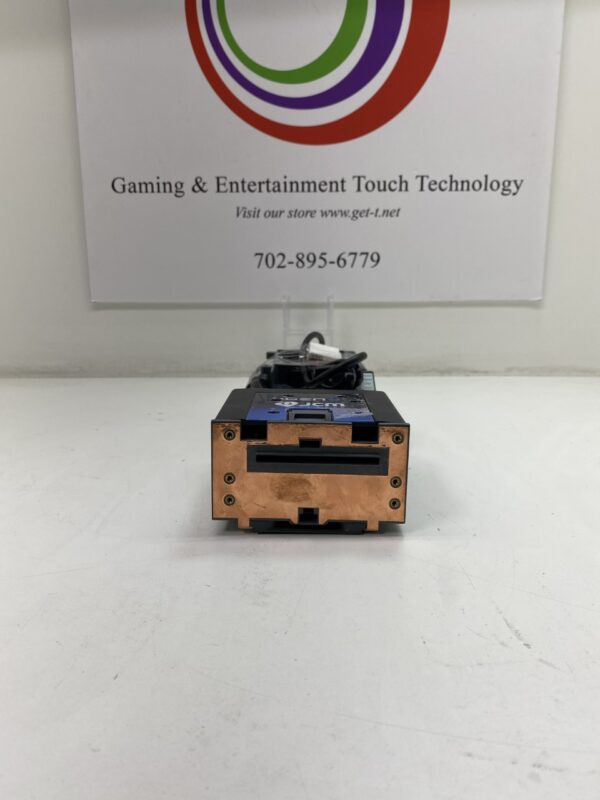 The JCM GEN5 Printer with Tray and Wire Harness. GETT Part Printer110 logo.