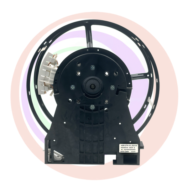 An image of a Reel Assembly for IGT AVP Game with a black and white background.