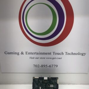 A Sound Board for Bally M9000 Game and entertainment technology board in front of a sign.