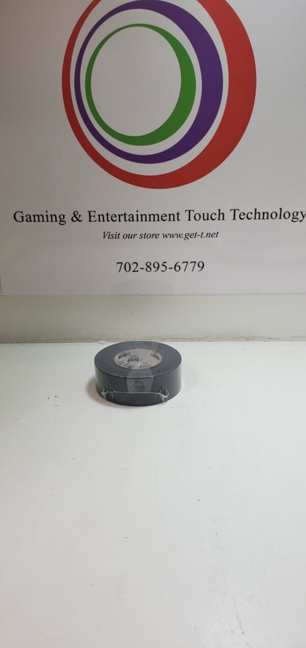 Gaming & entertainment technology logo on a BRon, 2" Duct Tape, Black. GETT Part Tape115.