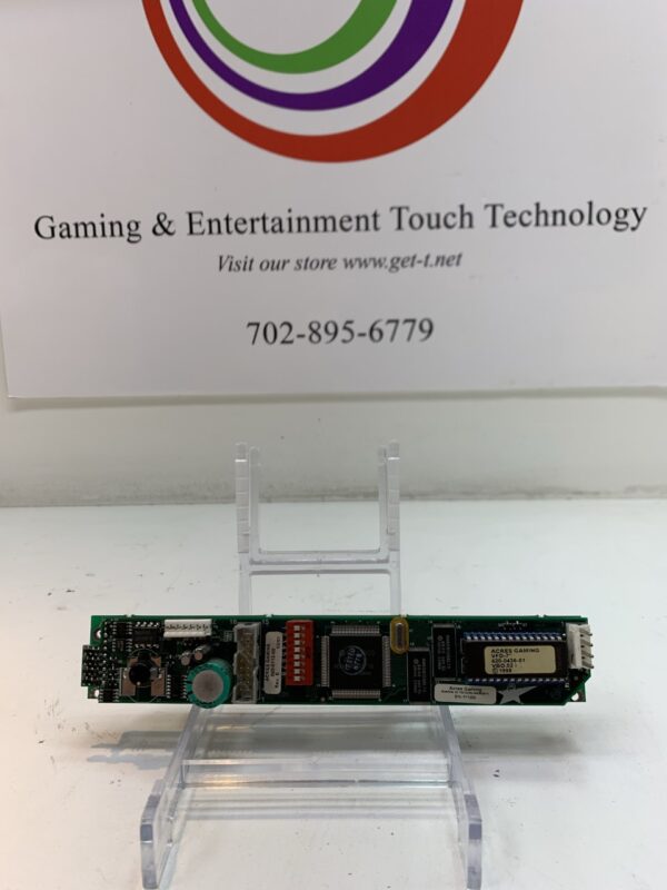 A VFD Unit for use with Acres Gaming on display.