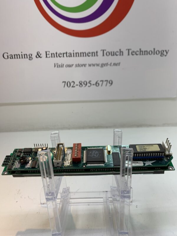 A VFD Unit for use with Acres Gaming and entertainment technology board on display.