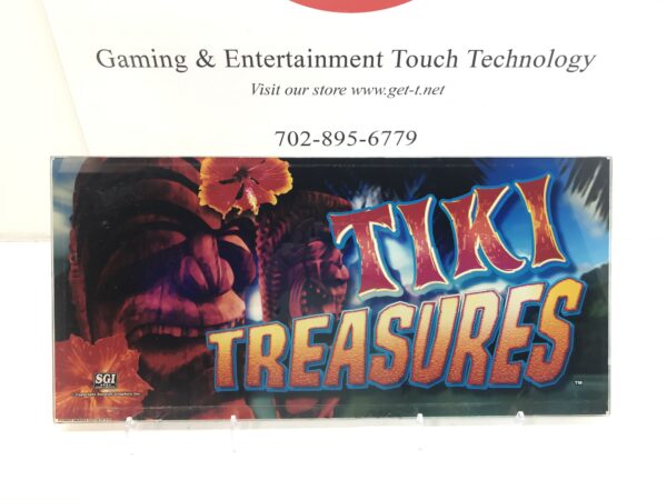 Tiki treasures gaming & entertainment touch technology has been replaced with IGT Double Diamond Belly Glass. 20.25" x 9.5". GETT Part BellyGlass100.