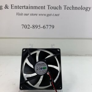 A Cooling Fan, CoolCox Brand- Part #CC9225H12SGH with a logo on it.