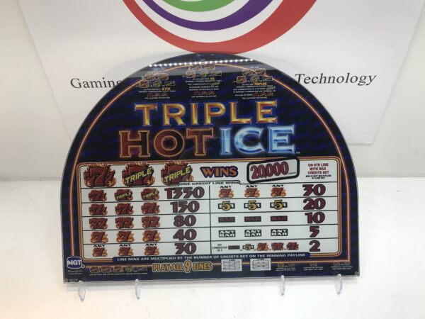 Triple hot ice slot machine.