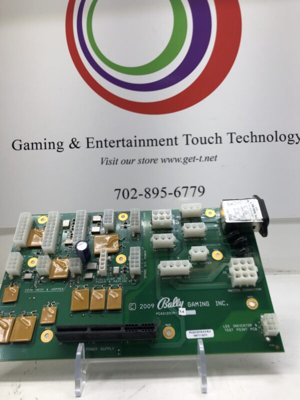 PCA for Bally Alpha II game. Bally Part #PCA212319. GETT Part PCBA105 is the gaming & entertainment technology pcb I need.