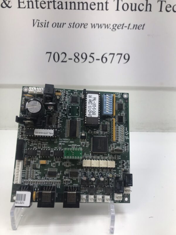 A computer board with the product name PALtronics BSK Machine Interface Card, IGT Only. Fits all IGT- Comes with IGT Comm  Chip on board. Like New. GETT Part PAL105. PAL part 193-5-268 IGT on it.