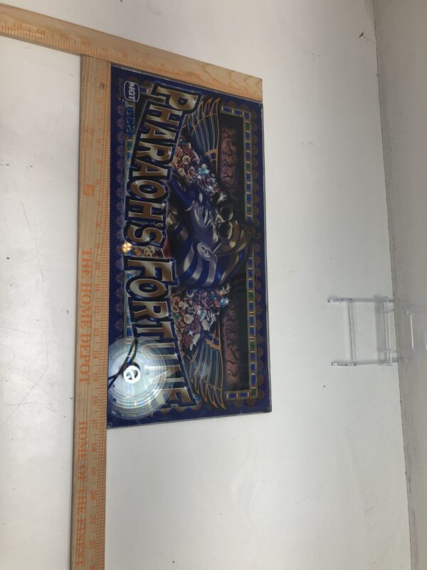 Belly Glass for IGT S2000 Game, Pharaoh's Fortune wall art.