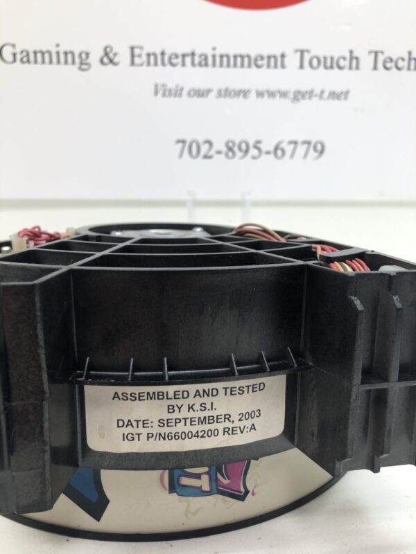 A Reel Assembly for IGT S2000 games with a label on it for gaming and entertainment tech.