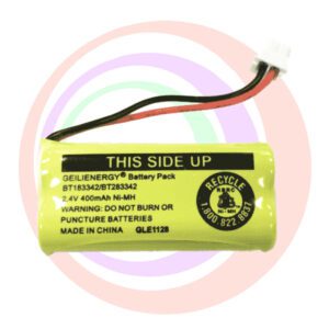 2.4v 400mah Geilienergy BT183342 BT283342 BT166342 telltail battery 2pc. pack. Part #BT183342. GETT Part BTRY121