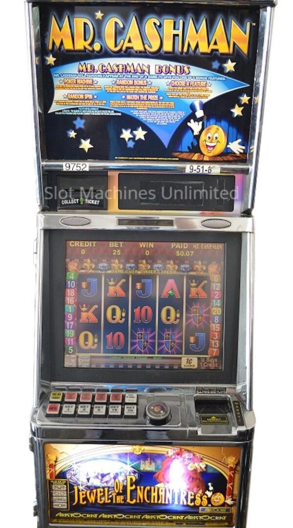 A slot machine with the name Top Glass for Aristocrat Mark 5 games, Mr Cashman. Custom- Rare. GETT Part TopGlass133.