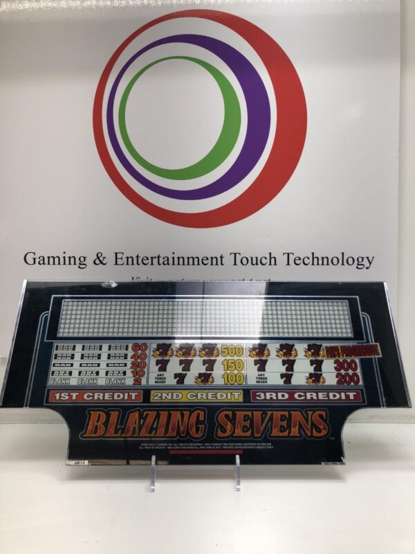 Blazing sevens gaming & entertainment technology. (TopGlass140)
