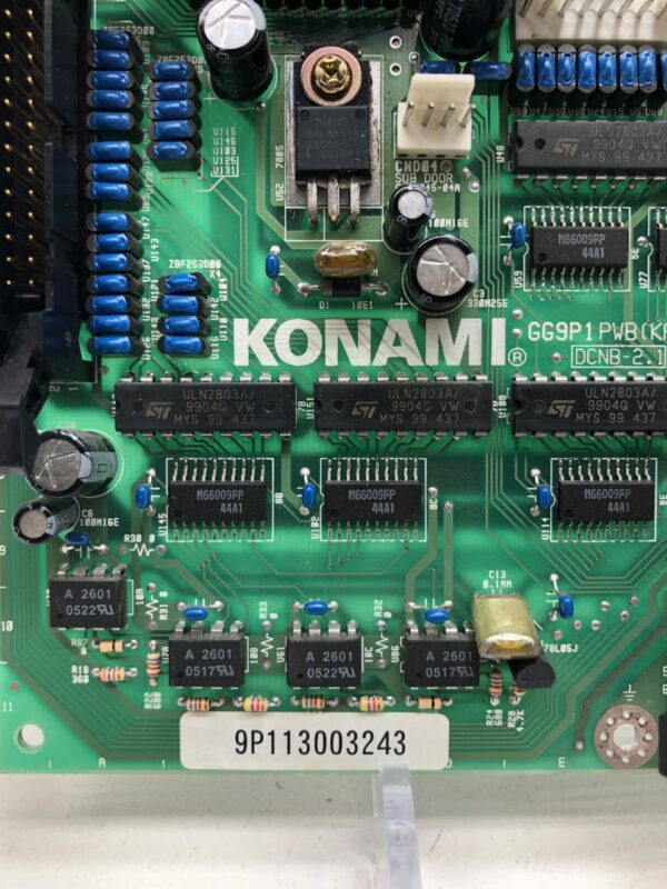Konami Power Control Board for Konami Gaming, Konami Part GG9P1 Interface Buttons/Door/7 Segment Board. GETT Part PCB114 pcb pcb pcb pcb pcb pcb.