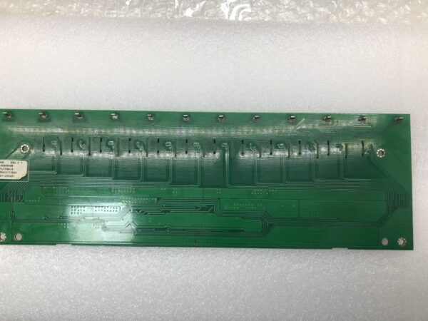 A green Inverter- Fits Wells Gardner Monitors for Konami Podium 22" monitor pcb board on a white surface.