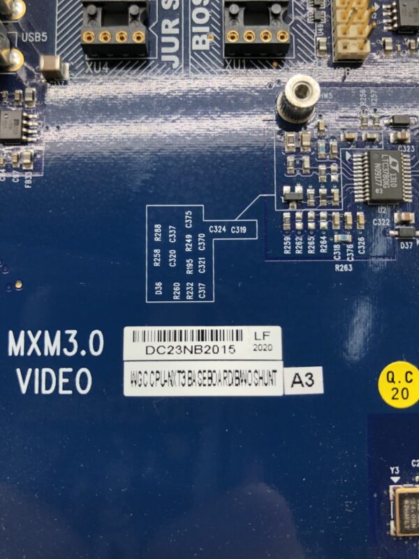 A close up of the Reel Driver Board for WMS BBI, BBII. WMS Part A-026207-03-00. GETT Part RDB102 video board.