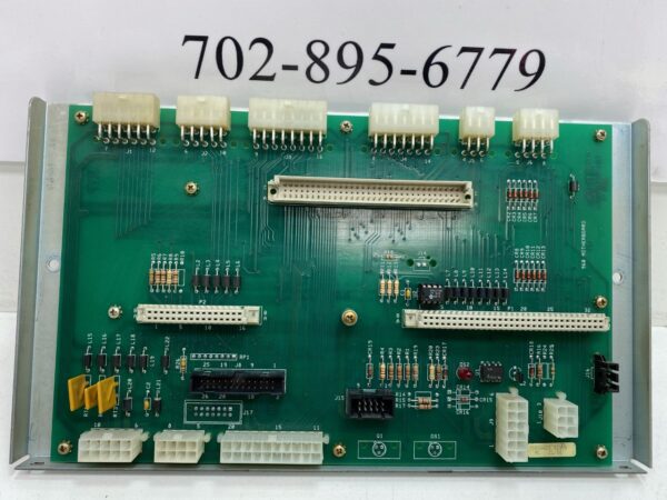 A circuit board with a number of electronic components on it, specifically the Motherboard for IGT I-960 Game (IGT Part 7590440, GETT Part MPU116).