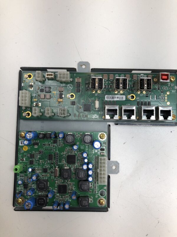 An IGT PCB, USB Dongle Farm with a number of components on it.