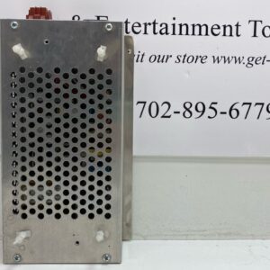 A metal box with a 110V-220V, 60W Power Supply with Custom 12-Pin Plug, Part #780-027-50, GETT Part PSUP212 logo on it.