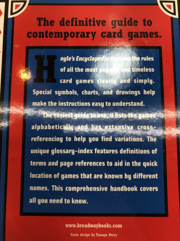 The Hoyle's Modern Encyclopedia of Card Games: Rules of All the Basic Games and Popular Variations Paperback is the definitive guide to contemporary card games.