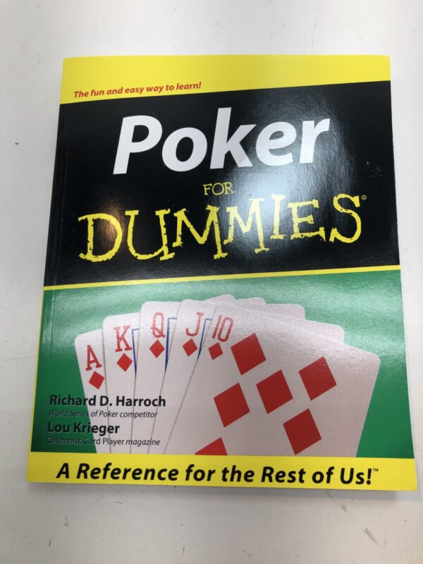 Poker For Dummies Paperback. GETT Part CQB105 for dummies.