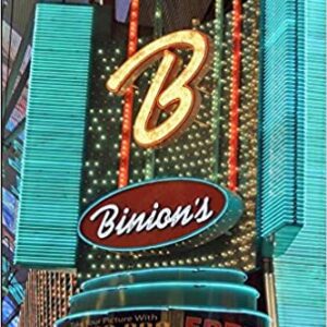 The cover of Binion's Casino Journal: For Casino Lovers and Writers: Blank Lined Paper Notebook with a neon sign on it.