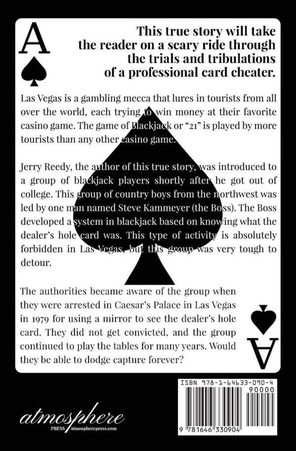 The back cover of the Heat in the Vegas Night Paperback card game.