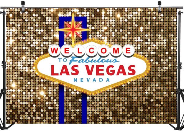 Welcome to Las Vegas Backdrop 7x5ft Las Vegas Backdrop 7x5ft Welcome to Fabulous Las Vegas Birthday Photo Backdrops Casino City Night Poker Photography Studio Background. GETT Part CQD102