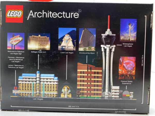 LEGO Architecture Skyline Collection Las Vegas Building Kit 21047 (501 Pieces) - las vegas - las vegas - las vegas - las ve. GETT Part CQG100