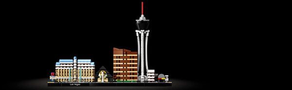 LEGO Architecture Skyline Collection Las Vegas Building Kit 21047 (501 Pieces) Auckland Sky Tower. GETT Part CQG100