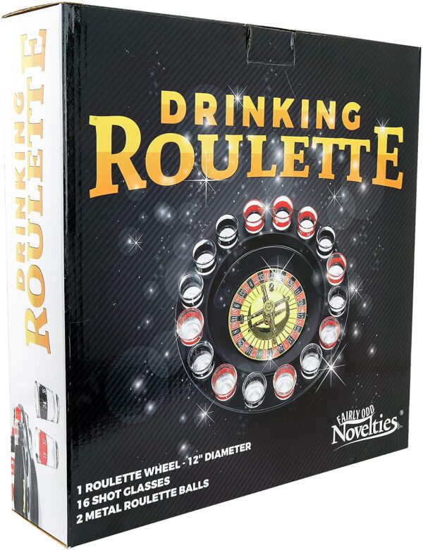 Novelties Shot Glass Roulette Complete Set drinking game in the box. GETT Part CQG103.