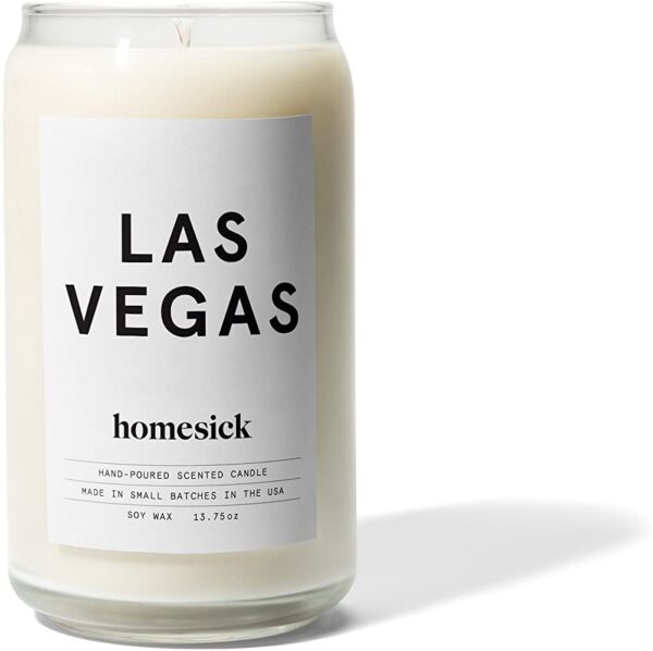 Las Vegas Homesick Scented Candle, Las Vegas Desert sand and midnight air.  GETT Part CQG105