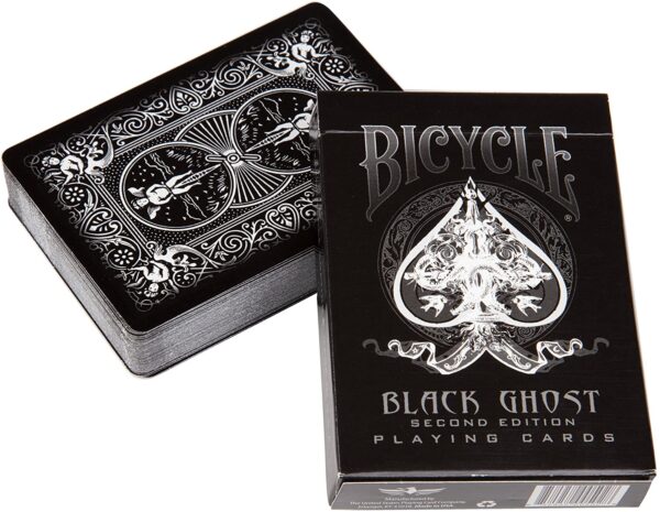 Ellusionist Bicycle Black Ghost Playing Cards - 2nd Edition