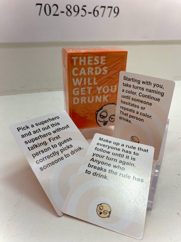These Cards Will Get You Drunk - Fun Adult Drinking Game for Parties. GETT Part CQT101 will make you drunk.