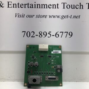A Sound Controller Board for IGT Games, Part 2402312-01, GETT Part SB113 for a tv and entertainment touch.